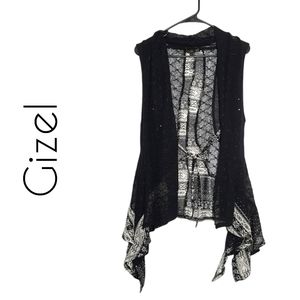 Gizel sleeveless cardigan size XL